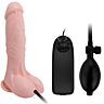 Inflatable Vibrator BAILE 18.8 CM with Suction Cup