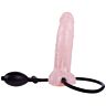 Inflatable Realistic Suction Dildo 19.3cm
