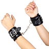 Black Velvet Handcuffs