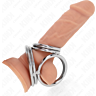KINK Penis Ring Model 1 - Triple Chrome Metal 3.8cm