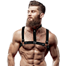 FETISH SUBMISSIVE ATTITUDE Adjustable Chest Harness for Men
