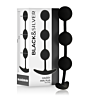 Anal Beads BLACK&SILVER Harry 14 cm Silicone