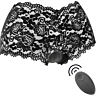 BLACK&SILVER ZARA Remote Control Stimulator with Free Panty