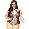 Leg Avenue crotchless net and lace teddy