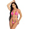 Top & Pants Set Leg Avenue with Rainbow Twisted Design
