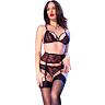 Lingerie Set CHILIROSE CR 4883 with Black Lace