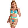 Lingerie Set SUBBLIME 955311 with Lace and Garter