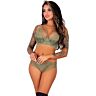 LIVCO CORSETTI PINE LC Lace Bra & Panty Set