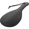 BDSM Paddle Darkness - Rounded Black Fetish Paddle
