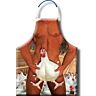 Party Apron Diablo Picante with Playful Illustrations