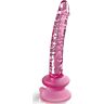 Glass Dildo ICICLES No. 86 with Suction Cup Base