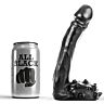 ALL BLACK Realistic G-Spot Dildo 19cm
