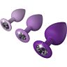 Anal Plug Set Fantasy For Her - Three Sizes for Beginners