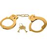 Metal Handcuffs Fetish Fantasy Gold - Strong and Effective Design