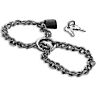 Handcuffs Metal Hard with Stainless Steel Chain