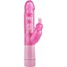 Bunny vibrator or rampant bunny with pink polka dots