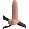 Hollow Harness Fetish Fantasy Series 17.8 cm Realistic Vibrating Strap-On