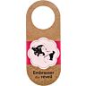 Door Hanger Happy Lola French Hanger with Humorous Messages