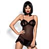 Obsessive black chemise joanna l / xl