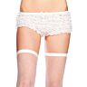 Thongs Leg Avenue Lace Ruffle Tanga Short with Ruffles