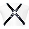 Leather Body Basic Harness | Adjustable Cross Straps