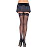 Leg Avenue Plus Size Stockings with Back Seam and Lace
