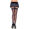 Tights Leg Avenue Hosiery with Back Seam and Lace Top