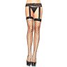 Fishnet Stockings with Lace Garter by Leg Avenue