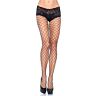 Fishnet Panties with Lace Shorts by Leg Avenue