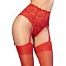 Garter Belt & Stockings Set CHILIROSE CR 4718 for Elegance