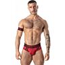 LOCKER GEAR SPORT MESH JOCK BRIEF RED L