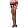 Leg Avenue Plus Size Industrial Net Stockings with Bow