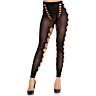 Leg Avenue Seamless Opaque Stockings with Cutouts