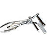Anal Speculum Metal Hard Triple with Adjustable Opening
