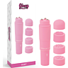 Mini Vibrator GLOSSY Kurt with Interchangeable Heads