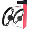 BDSM Gag Darkness with Quality Leather Straps