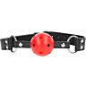 Ball Gag KINK Breathable 4 cm with Double Rivet Leather