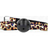 Ball Gag KINK Leopard Breathable 4.5 cm