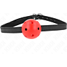 Ball Gag KINK Simplicity Red Breathable 4.5 cm