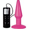 Brutal anal plug pink vibrator