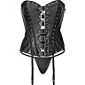 Avanza black corset with buckles
