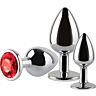 Metal MAX Anal Plug Set by S Pleasures Metal