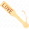 BDSM Paddle KINK Bamboo Love 32 x 5.5 cm