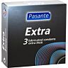 Pasante Extra Thick Condoms - 3 Pack with Lubricant