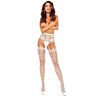 Fishnet Tights Passion S031 Bold Open Crotch Design