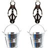 Nipple Clamps OHMAMA FETISH with Buckets for Intense Stimulation