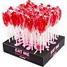 Vagina-Shaped Strawberry Lollipop by Secretplay - 40 Units