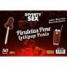 Diablo Goloso Penis-Shaped Lollipops with Rum Cola