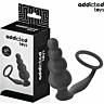 Anal Plug Addicted Toys Model 5 with Testicle Ring