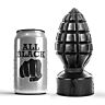 ALL BLACK Anal Plug 14cm Grenade Shape